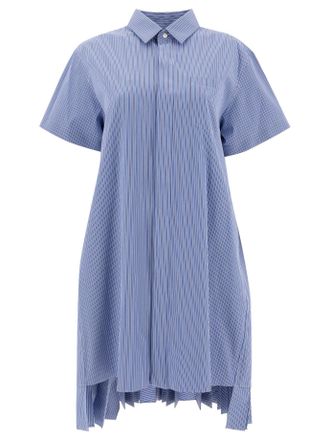 sacai Shirt Dress Abiti Blu-Donna