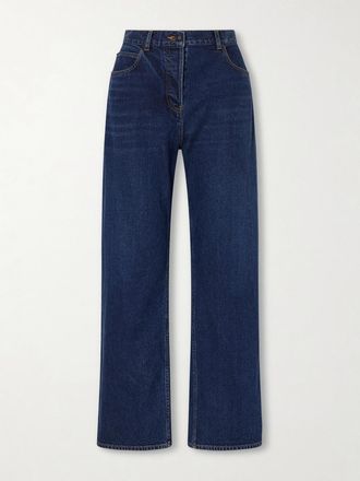 The Row Jeans A Vita Bassa Finbar - Blu