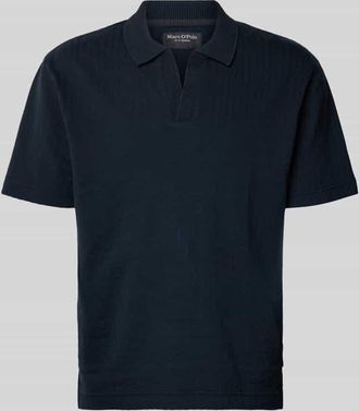 Marc O'Polo Relaxed Fit Poloshirt aus reiner Baumwolle in Marine, Gr&ouml;&szlig;e XXXL