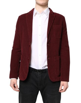 Gianfranco Ferre Corduroy Regular Fit Men Coat Blazer Mens Jacket