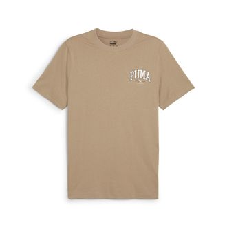 Puma T-Shirt PUMA SQUAD SMALL GRAPHIC TEE, Herren, Gr. XXL, braun (oak branch), Jersey, Obermaterial: 100% Baumwolle, unifarben, regular fit normal, Rundha
