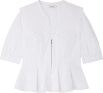 Sandro Camicia con zip - Bianco