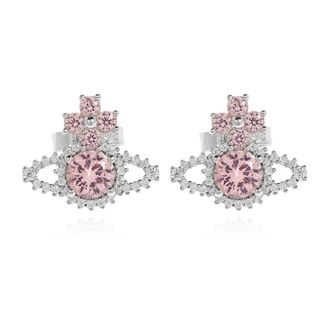 Vivienne Westwood Valentina oorbellen - Dames - Oorbellen - Grijs - ONE Size - Accessoires
