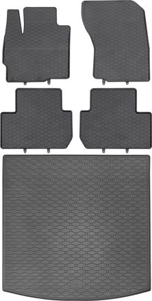 OEM Juego De Alfombrillas De Goma Para Coche Y Alfombrilla Para Maletero Para Mitsubishi Outlander Iii Suv (septiembre De 2012 A 2022)