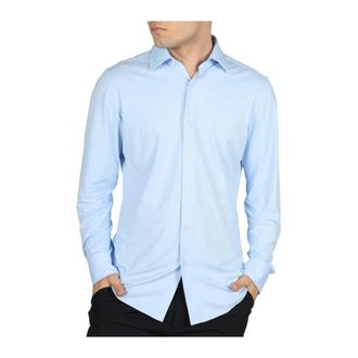 HUGO BOSS Hank Kent Shirt - Heren - Casual Overhemden - Blauw - 2XL - Katoen - Overhemden