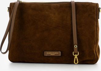 Gianni Chiarini Borsa Nora in suede cognac