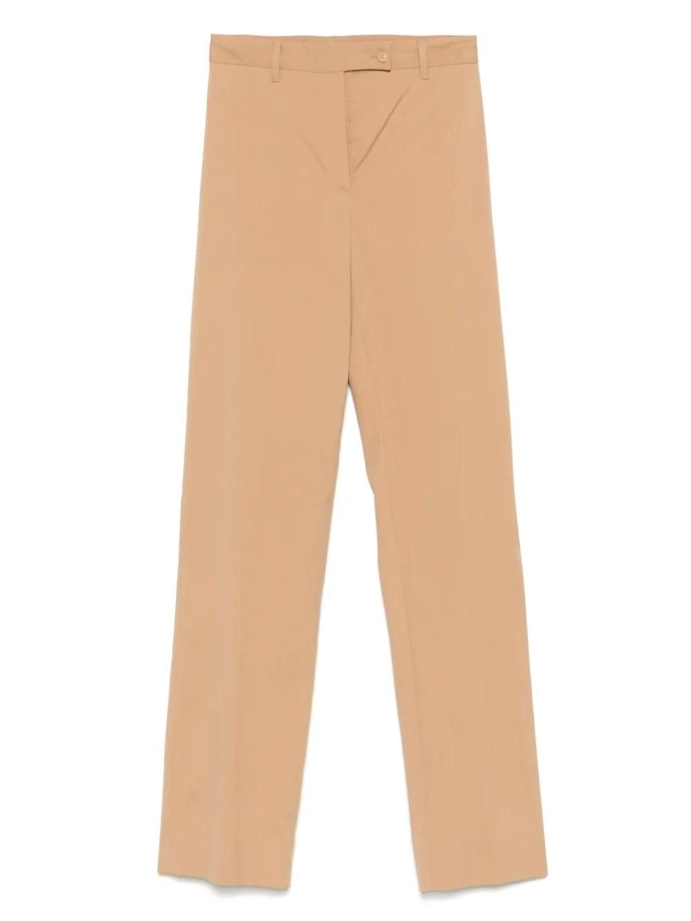 パンツ PRADA Women Straight Pants P242JOOO16NO Brown Women's Prada Straight Leg Pants - at $346.00+ | Stylight