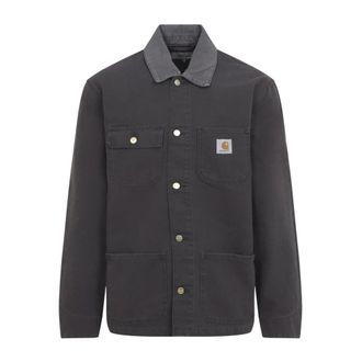 Carhartt Work in Progress Michigan Coat - Heren - Zomerjassen - Grijs - M - Katoen - Jassen