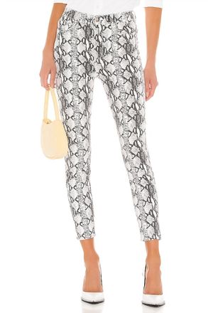 Frame Denim Ali High Rise Cigarette Pant In Gris Multi