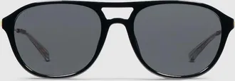 Gucci Specialized-fit Navigator Sunglasses, Black