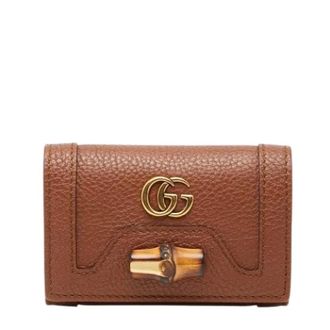 Gucci Pre-owned Wallets, female, Brown, Size: ONE SIZE Pre-owned Keycase