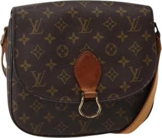 Louis Vuitton Pre-owned Vintage Canvas Cross Body Bag - Dames - Vintage Schoudertas - Bruin - ONE Size - Vintage