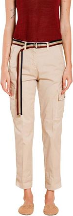 Mason's Marlene Cargo - Dames - Slim Fit Broeken - Beige - M - Katoen - Broeken