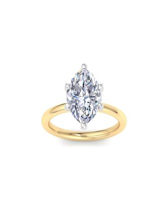 SuperJeweler Superjeweler 14K 4.00 Ct. Tw. Lab-Grown Diamond Ring