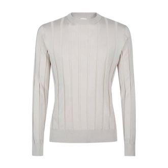 Eleventy Long-sleeve Crewneck Jumper - male - Eleventy - Round-neck Knitwear - White - 2XL - Knitwear
