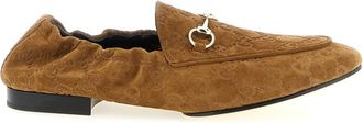 Gucci Brown Suede Loafers
