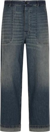 Maison Margiela Straight Jeans - Heren - Regular Fit Jeans - Blauw - M - Katoen - Jeans