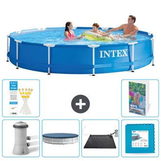 Intex Piscina Con Estructura Redonda - 366x76 Cm - 7-piezas S273