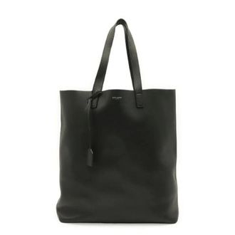 Saint Laurent Pre-owned Paris Leather Shopping Tote Bag - Pre-owned - Mujer - Negro - ONE SIZE