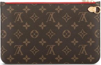 Louis Vuitton Pouch con zip e monogramma - Marrone