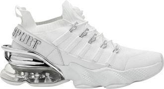 Plein Sport Tiger Attack Gen. X.04 Runner Sneaker - unisex - Hardloopschoenen - Wit - 44 EU - Polyester - Fitness
