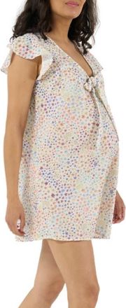 Cache Coeur Caroline Maternity and Nursing Nightdress in Multicolor at Nordstrom, Size X-Large