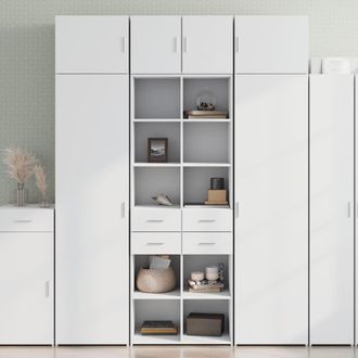 Berkfield Home Highboard White 70x42.5x185 cm Engineered Wood