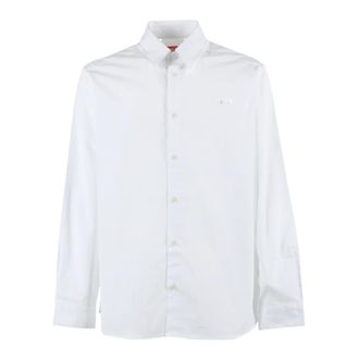 Diesel S-Simply-Gsbh Shirt - Heren - Zakelijke Overhemden - Wit - S - Katoen - Overhemden