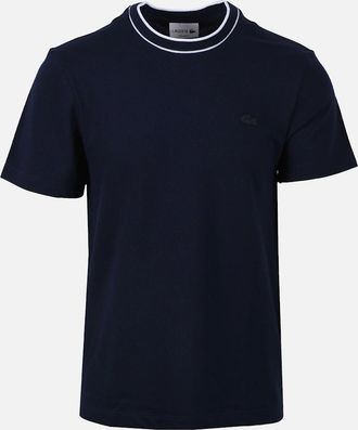 Lacoste Mens Lacoste T-Shirt Navy Blue - Size: 44