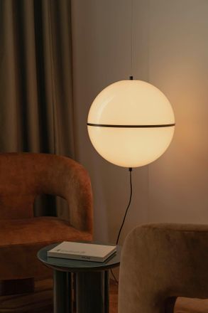 Faro Barcelona Dome S Colgante Negra Con Interruptor