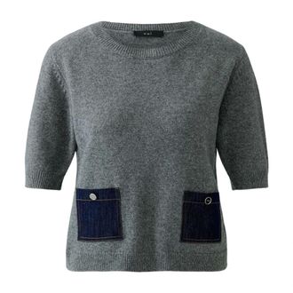 Oui Donna, Maglie, Grigio, XL, new
