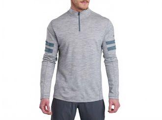 K&uuml;hl Team Merino 1/4 Zip Shirt In Ash
