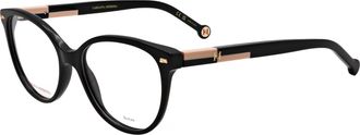 Carolina Herrera Womens 53 mm Black Opticals