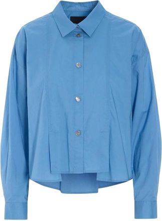 Bitte Kai Rand Shirts - Dames - Overhemden - Blauw - L - Katoen - Overhemden