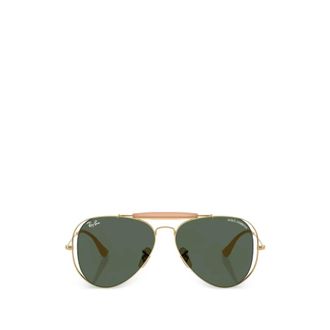 Ray-Ban The Outdoorsman Zonnebrillen - unisex - Zonnebrillen - Geel - 58 MM - Accessoires