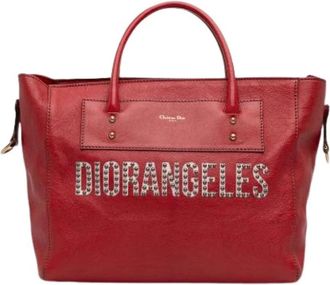 Dior Pre-owned Tote Bags, female, Red, Size: ONE SIZE Pre-owned Vintage Tote Bag