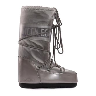 Moon Boot Icon Glance Boot - Dames - Winterlaarzen - Grijs - 35 EU - Leer - Schoenen