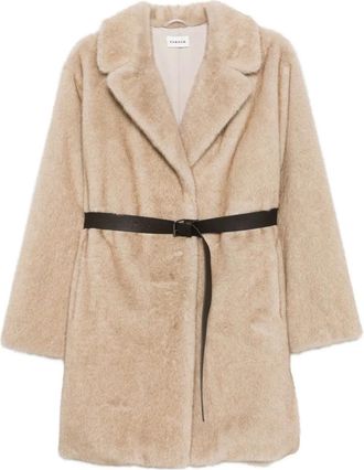 P.A.R.O.S.H. Cappotto con cintura - Toni neutri