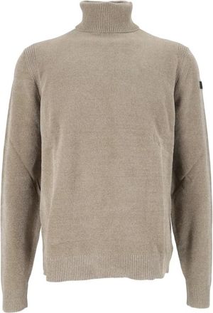 Roberto Ricci Design Jersey de Cuello Alto de Terciopelo - Knitwear - Hombre - Beige - 2XL