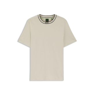 BOSS Cotton T-shirt with logo crew neck