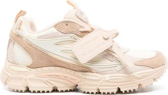 Off-white Suede-panelled Sneakers