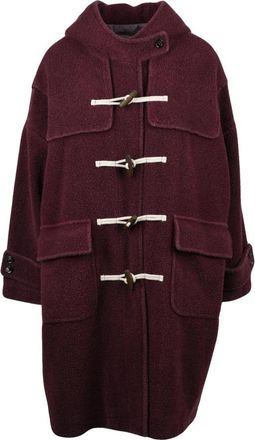 Circolo 1901 Montgomery Jas - Dames - Parka Jassen - Rood - S/M - Wol - Jassen