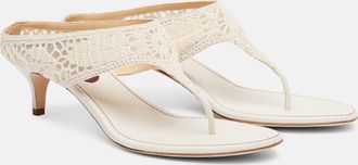 Magda Butrym Sandali infradito in crochet