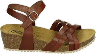 Hee Schoenen, Dames, Bruin, 39 EU, Leer, 25001 High Heel Sandal