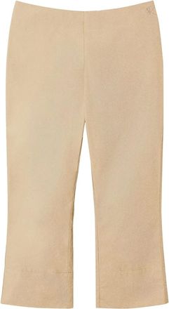 Twin-Set Pantaloni crop in popeline - Toni neutri