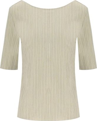 Max Mara Caraibi Beige Blouse