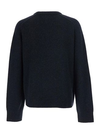 Acne Studios Cotton Round Neck Sweater - Black