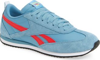 Reebok R100 Sneaker (Women) R100 Sneaker in Blue Red Lime at Nordstrom Rack, Size 10.5