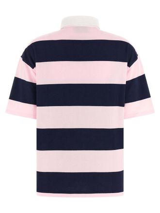 Coperni Striped Cotton Polo - Pink