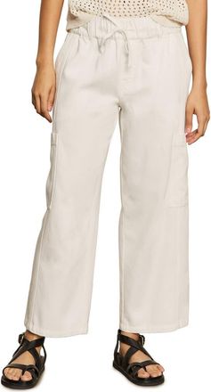 Sanctuary Area Drawstring Pants in Bleached White at Nordstrom Rack, Size X-Small